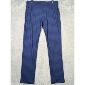 Greyson Pants Mens 31x32 (Actual‎ 33x32) Blue Golf Performance Moonshine Trouser